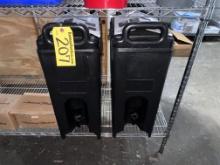BID PRICE X 2 - (2) CAMBRO INSULATED BEVERAGE DISPENSERS