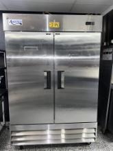AVANTCO MODEL 178A49RHC S/S 2-DOOR REFRIGERATOR
