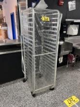 STEELTON ALUMINUM 20-PAN SHEET PAN CART W/ COVER