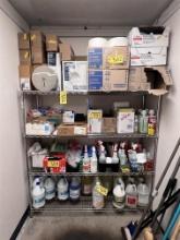 ULINE 4-SHELF S/S WIRE STORAGE RACK, 5' X 18" X 63"H