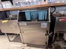 NOBLE MODEL WAREFORCE CG1200 S/S UNDERCOUNTER CAROUSEL GLASS WASHER, 115V