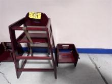 BID PRICE X 2 - (2) CHILDREN'S SEATS, HIGH CHAIR & BOOSTER SEAT