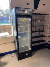 MODEL BRFS-1D/25 GLASS DOOR MERCHANDISER REFRIGERATOR