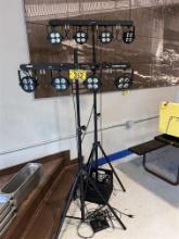 BID PRICE X 2 - (2) ADJ STARTEC STARBAR WASH LIGHT BARS W/ TRIPODS