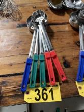 BID PRICE X 5 - (5) S/S PERFORATED SPOODLES