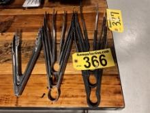 LOT: 9-ASSORTED TONGS