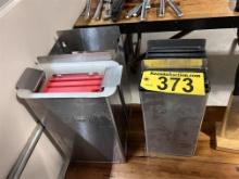 LOT: 3-S/S KNIFE HOLDERS, 1-EDLUND CASE