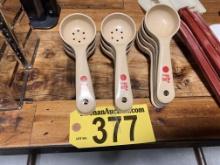 LOT OF (10) 2oz. SERVING SPOONS