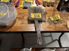 BID PRICE X 6 - (6) WIRE FRY BASKETS