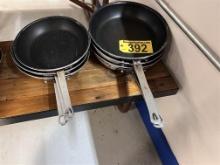 BID PRICE X 6 - (6) ASSORTED FRY PANS, 10" & 12"