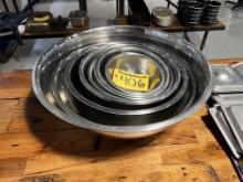 BID PRICE X 22 - (22) ASSORTED S/S MIXING BOWLS