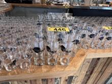 LOT: (50) SIDE BY EACH MONOGRAMMED WILL BECHER GLASSES, 11oz.
