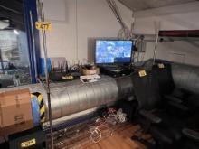 2-SHELF WIRE STORAGE RACK, 6' X 2' X 6'H