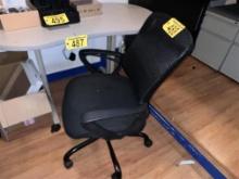 MESH BACK PADDED SWIVEL OFFICE CHAIR