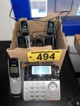 V-TECH CORDLESS PHONE SYSTEM W/ 6-PHONES & 5-BASES