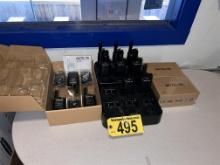 RETEVIS RT68 WALKIE TALKIE RADIO SYSTEM, 2-CHARGING BASES, 11-RADIOS W/ BATTERIES