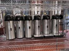 BID PRICE X 6 - (6) AIRPOT COFFEE DISPENSERS
