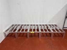 BID PRICE X 5 - (5) ULINE H-7494 ALUMINUM DUNNAGE RACKS, 36" X 20" X 12"H