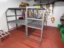 BID PRICE X 3 - (3) COOLER CONCEPTS GALVANIZED KEG RACKS, 66" X 33" X 68"H