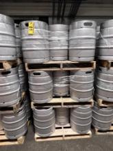 BID PRICE X 24 - (24) 2018 MAJORKEG 50L S/S KEGS