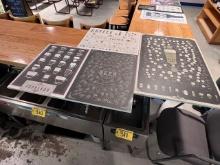 LOT OF 4-ASSORTED WOODEN PRINTS