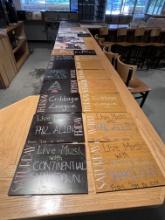 LOT: 2-HANGING WEEKLY EVENT CALENDARS