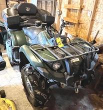2009 YAMAHA GRIZZLY YFM450 4WD ATV, PASSENGER SEAT, WINCH, S/N:5Y4AJ26YX9A010513