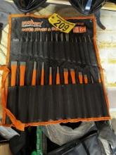 HORUSDY HEAVY DUTY 28-PC PUNCH & CHISEL SET