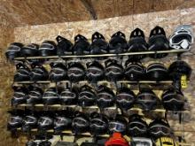 BID PRICE X 36 - (36) ASSORTED SIZE (SM - XL) ATV RENTAL HELMETS: