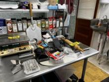 MISC. KITCHEN UTENSILS, BAKEWARE, PIZZA ROCKER & PADDLE, PORTION SCALES