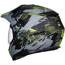 BID PRICE X 2 - (2) USED ILM 606V ATV OFF ROAD  HELMETS W/ BAGS