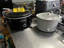 BID PRICE X 2 - (2) CROCK POTS, PROCTOR SILEX & CROCK POT