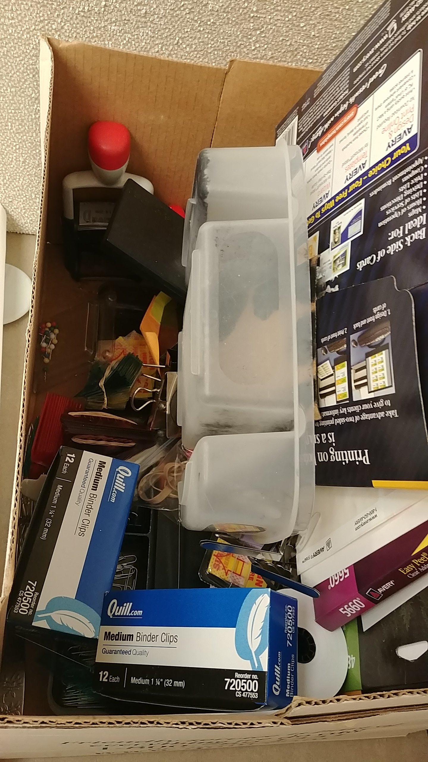 Lot of misc office supplies