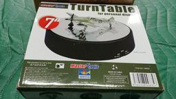 2 NEW 7" TURNTABLES FOR PERSONAL DISPLAY
