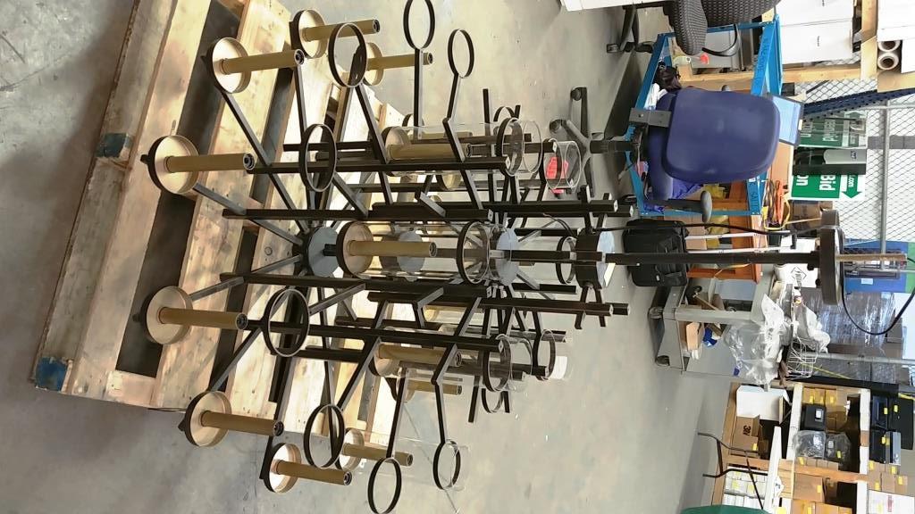 18 LIGHT 2 TIERED CHANDELIER / LIGHT FIXTURE
