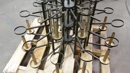 18 LIGHT 2 TIERED CHANDELIER / LIGHT FIXTURE