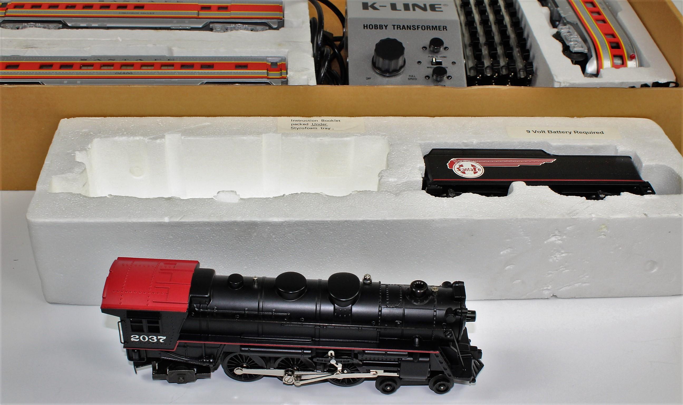 SANTA FE STEAM CHIEF PASSENGER SET IN THE ORIGINAL BOX