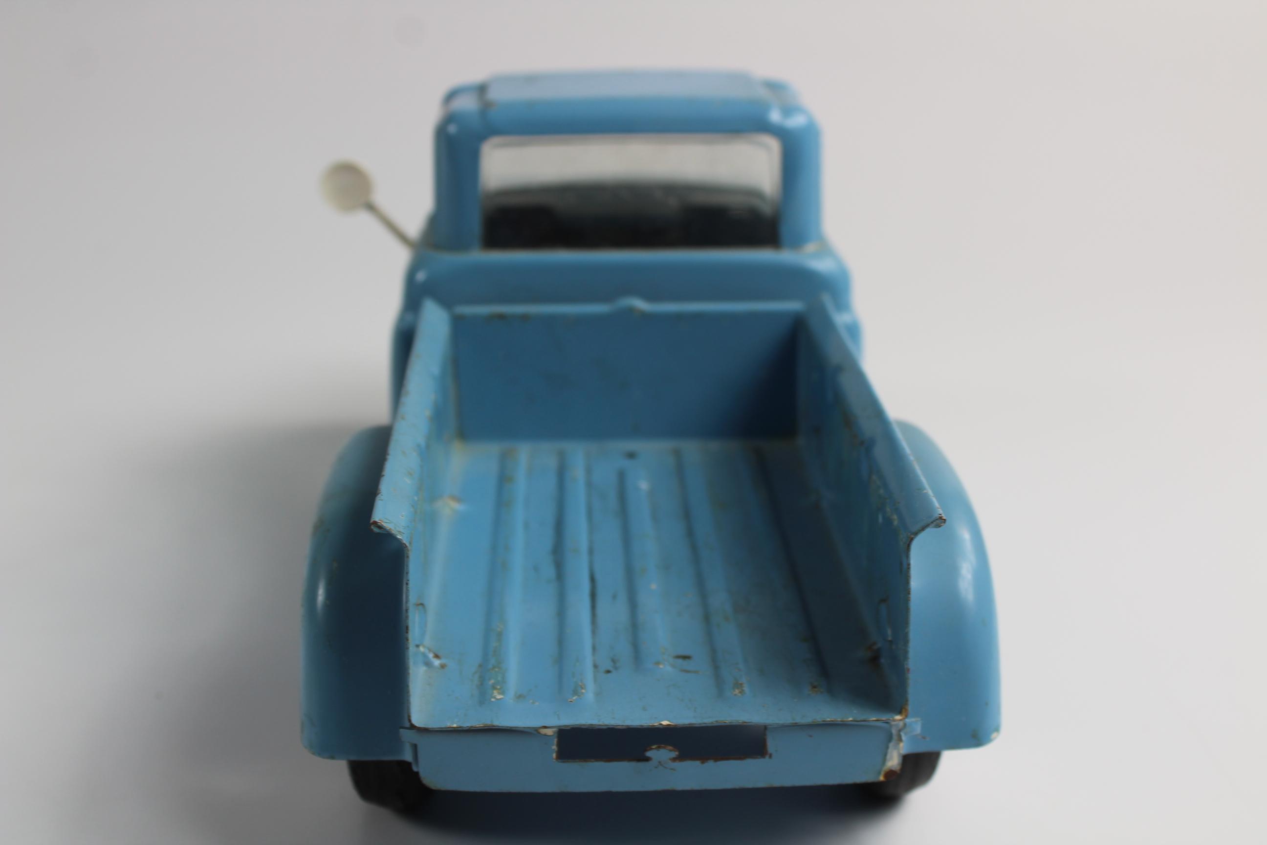 VINTAGE BUDDY L PRESSED STEEL STEPSIDE PICKUP TRUCK BLUE