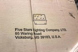 PALLET OF FIVESTARS LIGHTING FIXTURES / HARDWARE