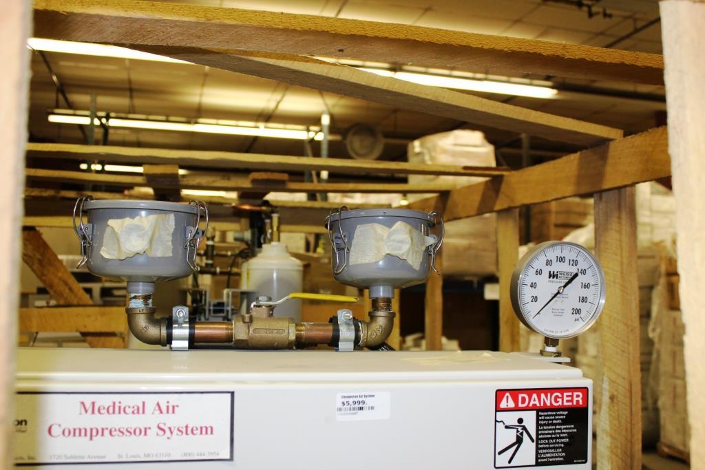 CHEMETRON MEDICAL AIR COMPRESSOR SYSTEM