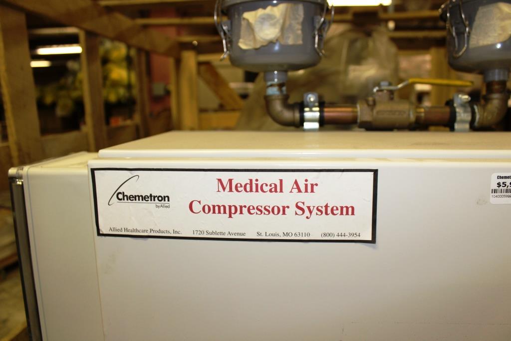 CHEMETRON MEDICAL AIR COMPRESSOR SYSTEM