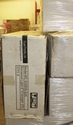 PALLET OF MIXED ROYAL PACIFIC LTD. LIGHTING HARDWARE / FIXTURES