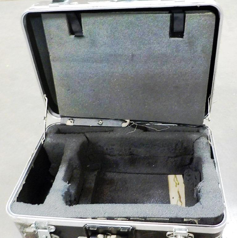 3  ROLLING EQUIPMENT CASES WITH RETRACTABLE HANDLES