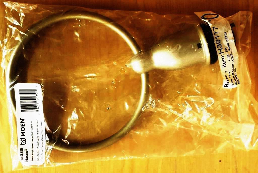 23 NEW MOEN HANGING TOWEL RINGS