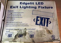 5 NEW LED EXIT SIGNS