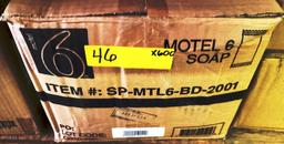 600 NEW MOTEL 6 SOAP BARS