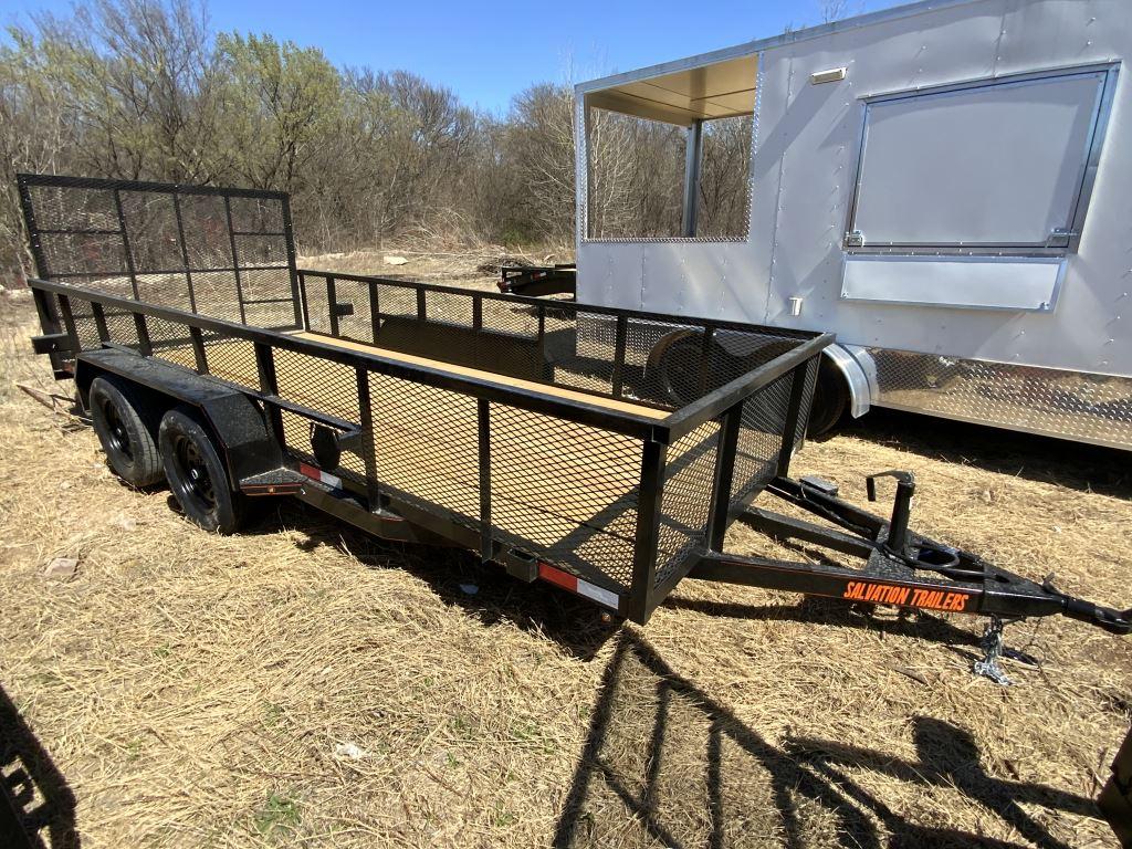 2022 Salvation Trailers 83x16 Utility Trailer