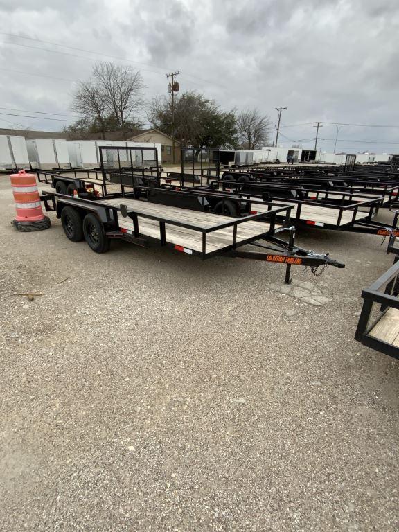 2022 Salvation Trailers 78"x16' Utility Trailer