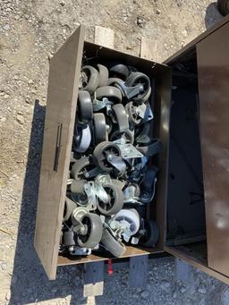 2pc Filing Cabinets Full