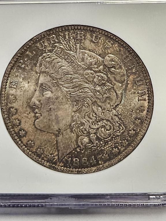 1884-O S$1 Morgan Dollar NGC MS 64